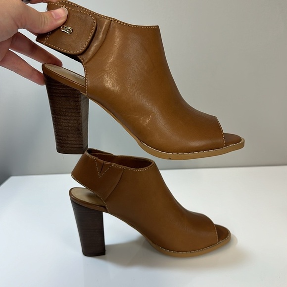 Cole Haan Wrey Open Toe Slingback Booties Size 7.5 - Picture 13 of 16